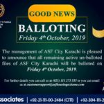 Balloting of Unballoted Files on 4th October 2019