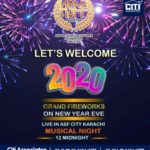 Grand Fireworks on New Year Evening 2020 | ASF City Karachi