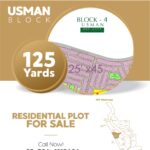 125 Yards Plot for Sale in Usman Block | ASF City Karachi