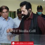 Lt, Col, (R) Jamshed Hayat Khan Niazi TI(M) visit ASF City Karachi