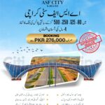 New Booking Opens for 80, 125, 250 & 500 Yards | ASF City Karachi