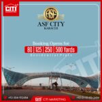 Booking Opens for 80, 125, 250 & 500 Yards Residential Plots | ASF City Karachi